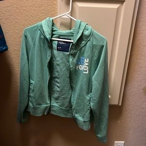 AE zip up jacket w hood